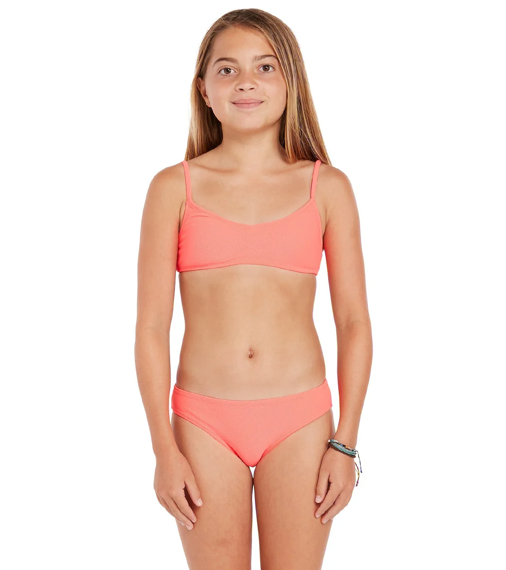 Volcom Girls' Simply Mesh Two Piece Bikini Set (Big Kid) - Image 5