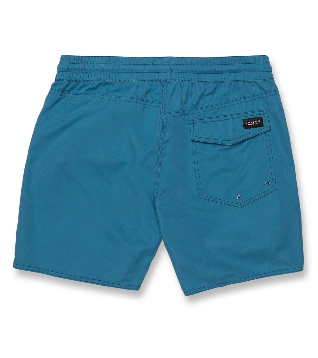 Volcom Men's 16" Lido Solid Swim Trunks - Image 2
