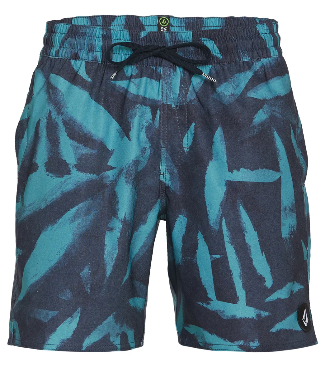 Volcom Men's 17" Echo Leaf Stoney Swim Trunks - Image 9
