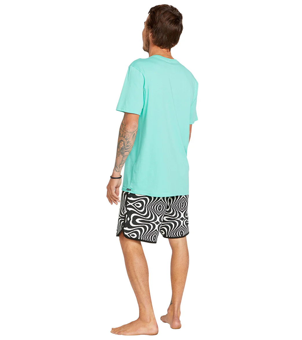 Volcom Men's 19" Lido Print Scallop Mod Board Shorts - Image 2
