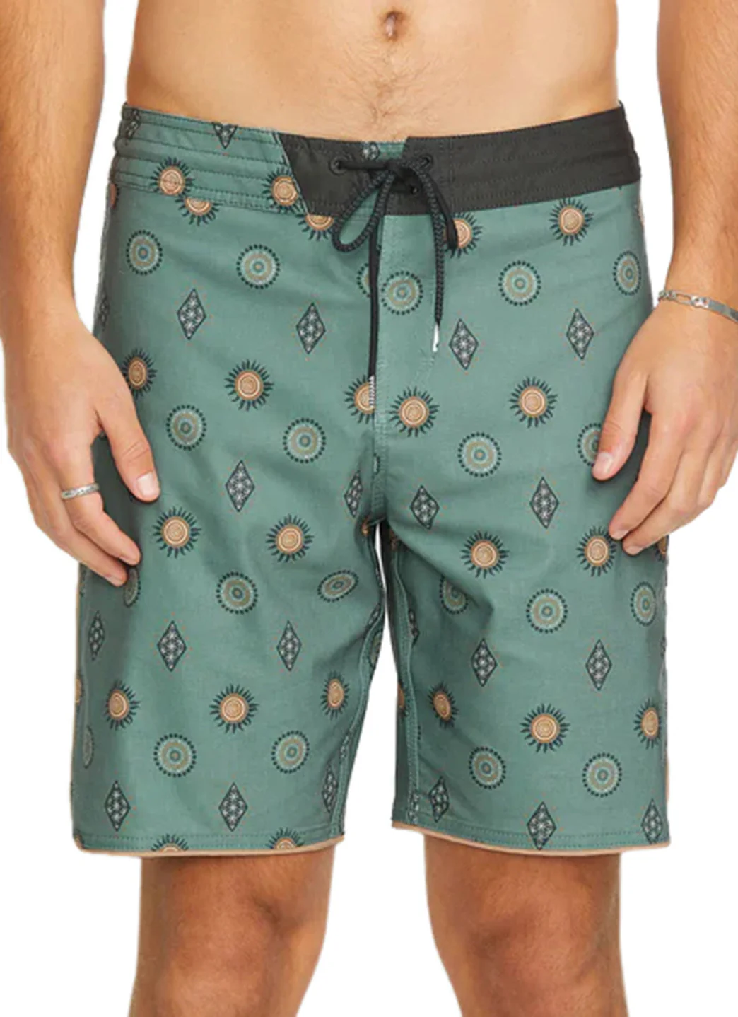 Volcom Men's Print Mister Fib Scallop Stoney 19" Board Shorts - Image 2