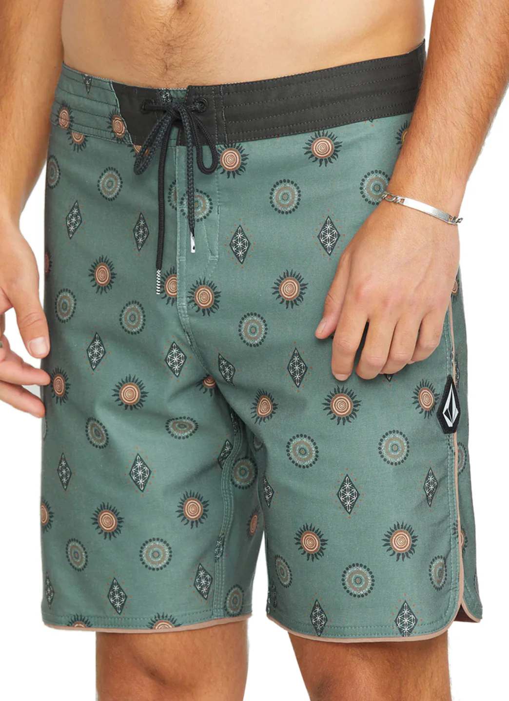 Volcom Men's Print Mister Fib Scallop Stoney 19" Board Shorts - Image 7