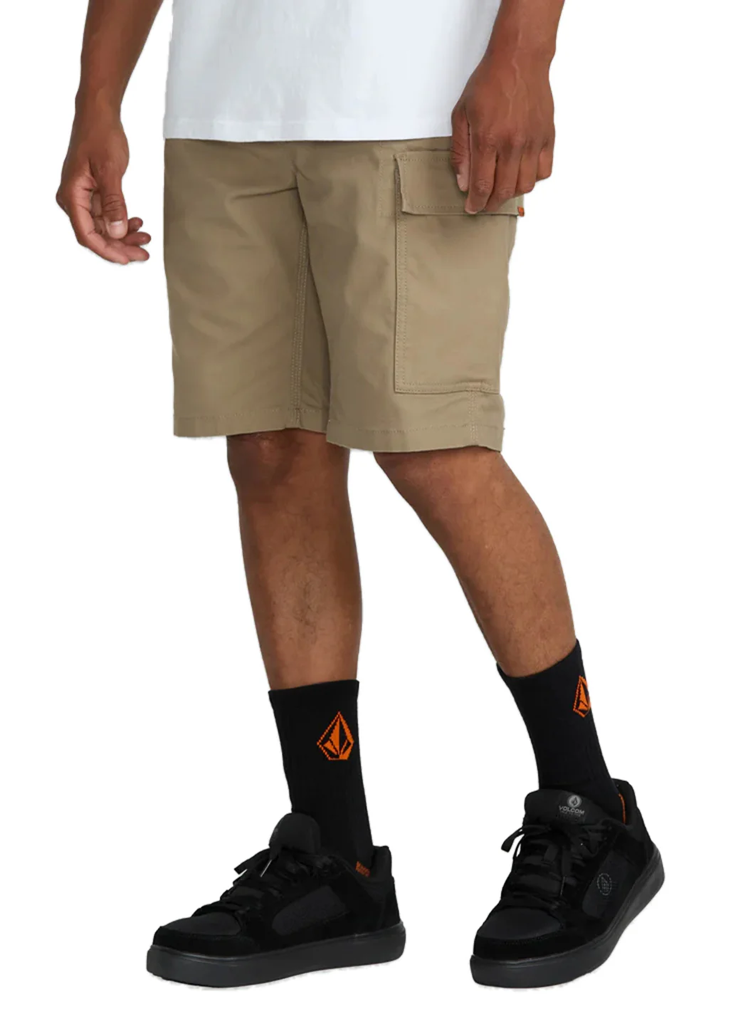 Volcom Men's Solid Caliper II Relaxed Cargo Work Short - Image 4