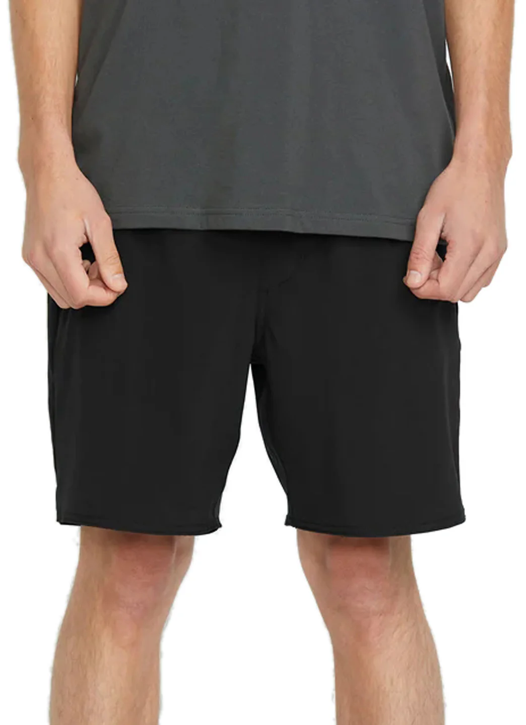 Volcom Men's Solid Nomoly Elastic Waist 18" Shorts - Image 3