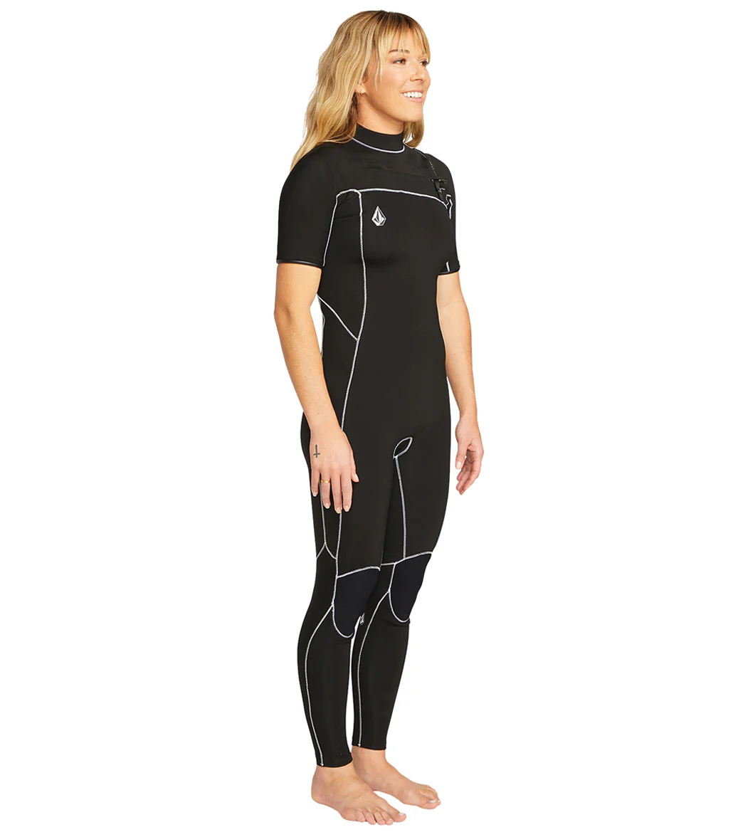 Volcom Women's 2Mm Chest Zip Fullsuit Wetsuit - Image 2
