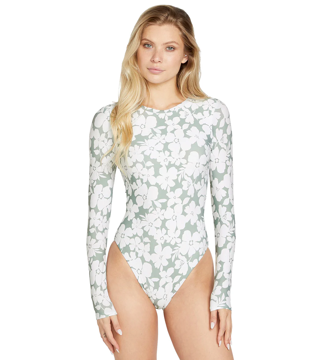Volcom Women's Coco Long Sleeve UPF 50 One Piece Swimsuit - Image 13