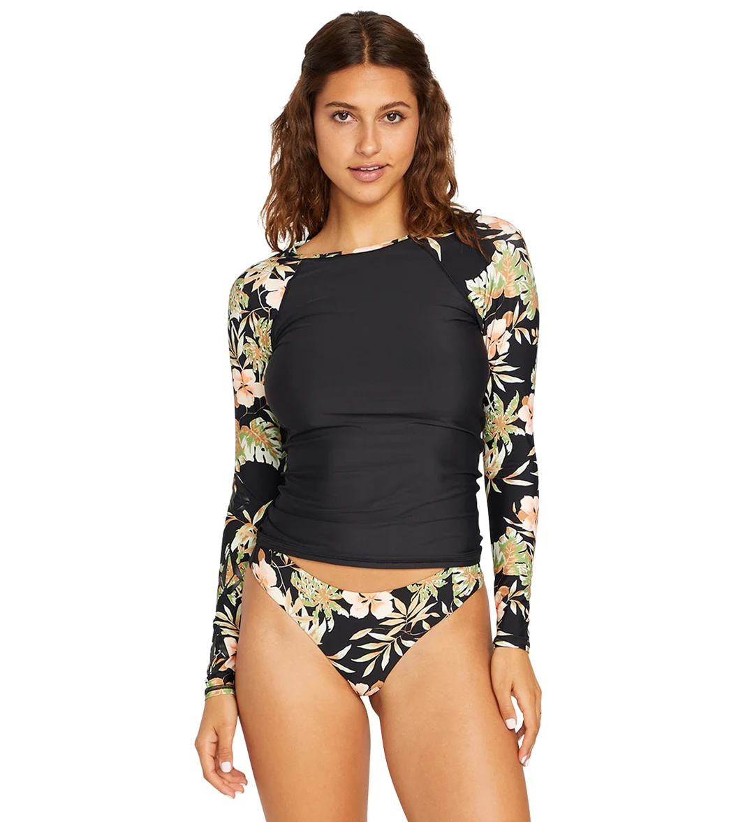 Volcom Women's For The Tide Long Sleeve UPF 50 Rash Guard - Image 4
