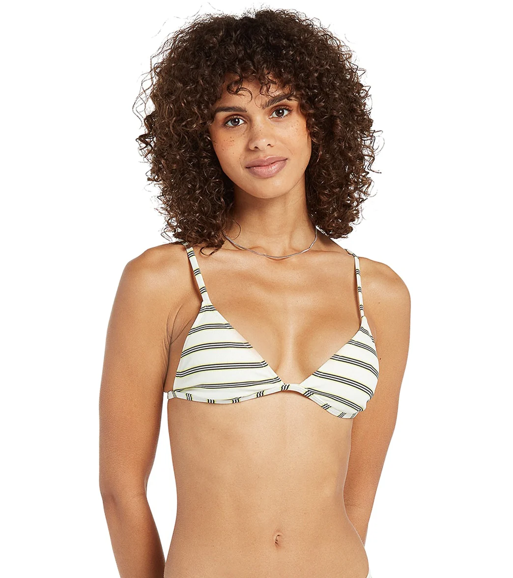 Volcom Women's Lining Up Triangle Bikini Top - Image 6