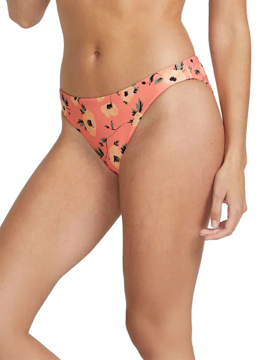 Volcom Women's Print Call Me Big Poppy Cheeky Bikini Bottom - Image 4