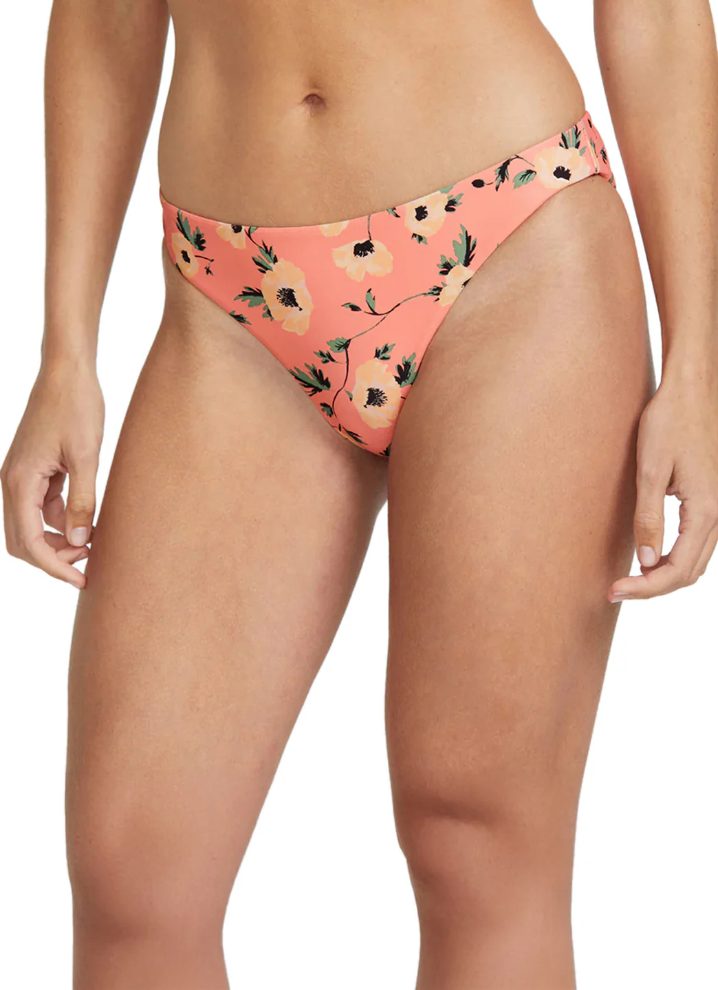 Volcom Women's Print Call Me Big Poppy Cheeky Bikini Bottom - Image 7