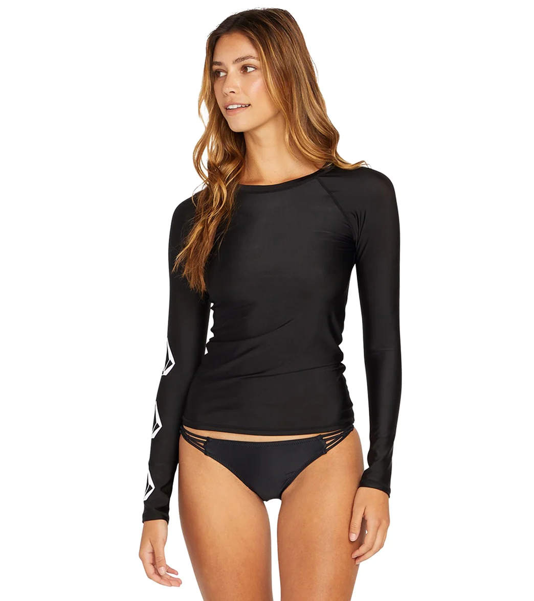 Volcom Women's Simply Core Long Sleeve UPF 50 Rash Guard - Image 9