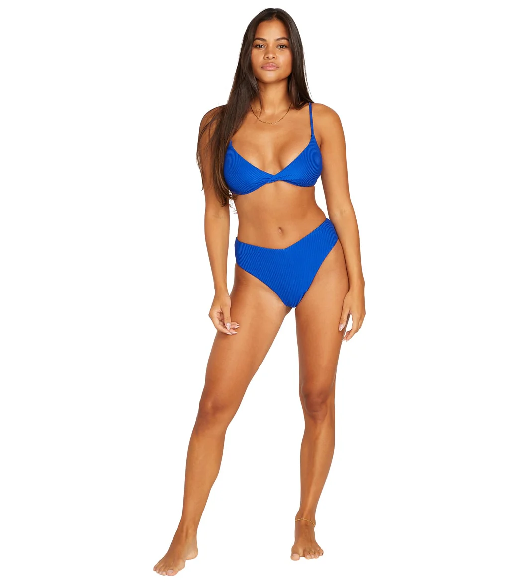 Volcom Women's Simply Rib Retro Bikini Bottom - Image 4