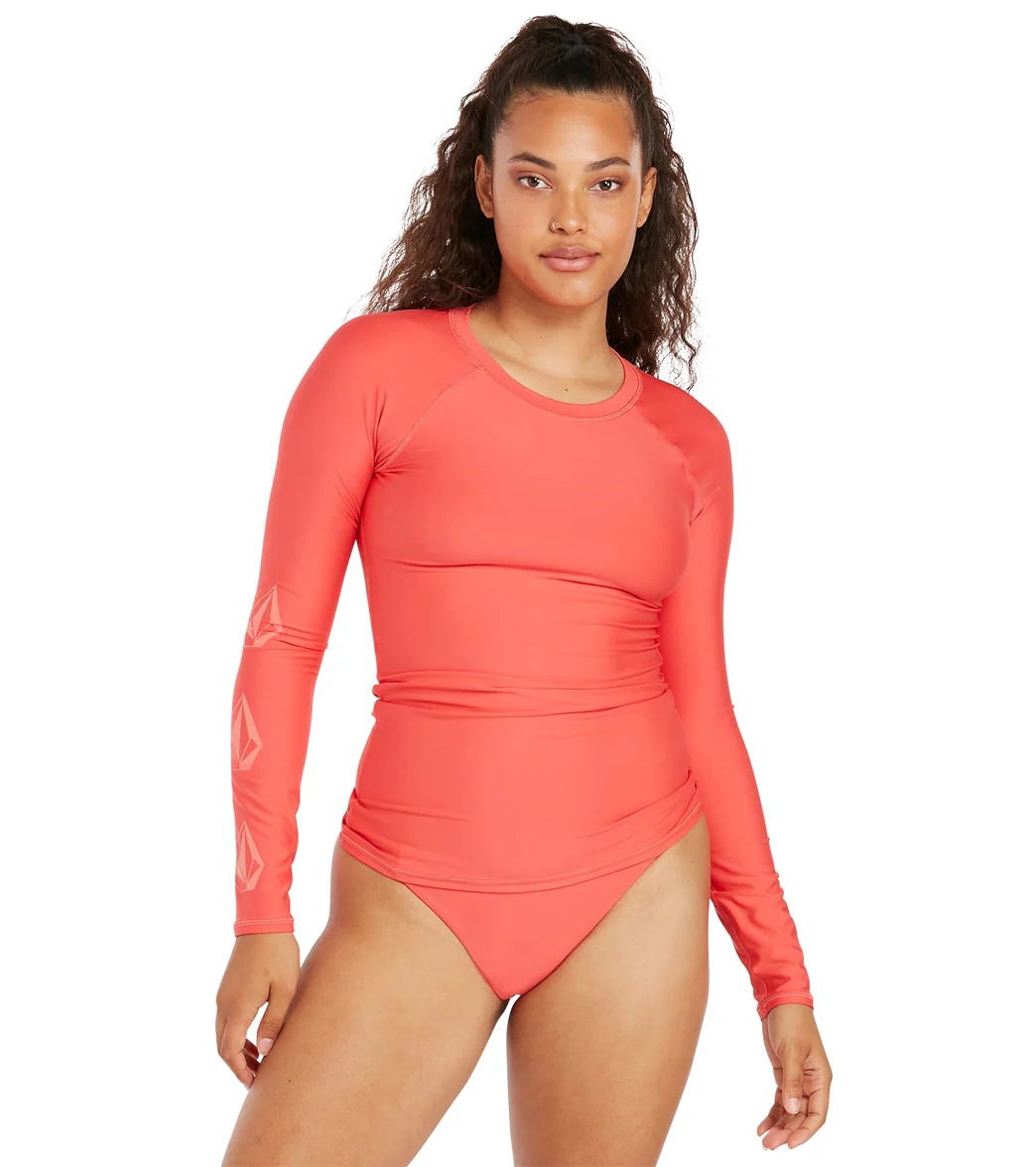 Volcom Women's Simply Seamless Long Sleeve Rashguard - Image 4