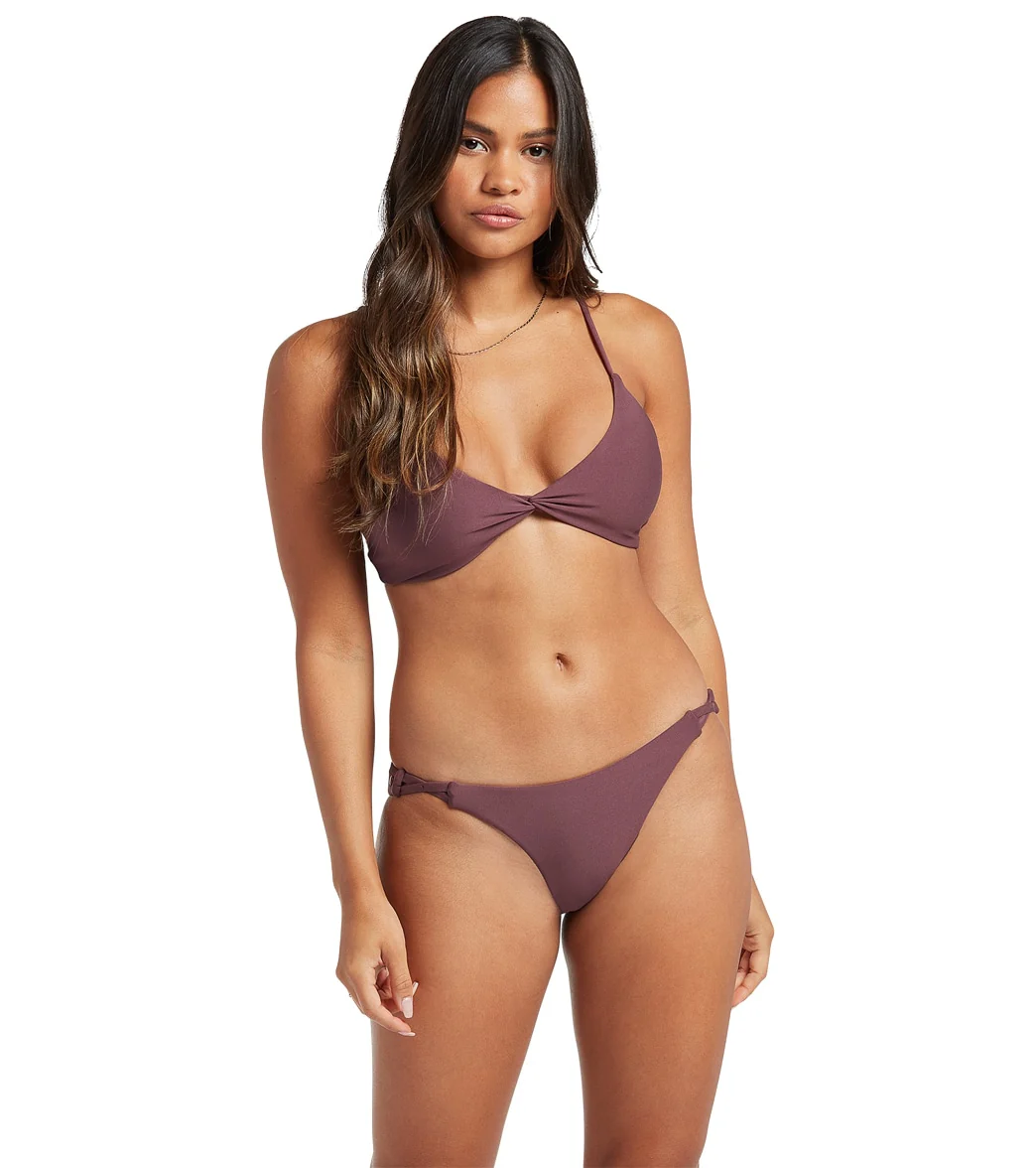 Volcom Women's Simply Seamless V Neck Bikini Top - Image 8