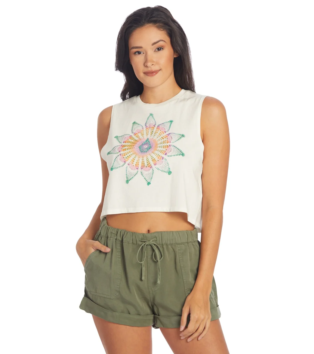 Volcom Women's Star Shields Crop Tank Top - Image 7