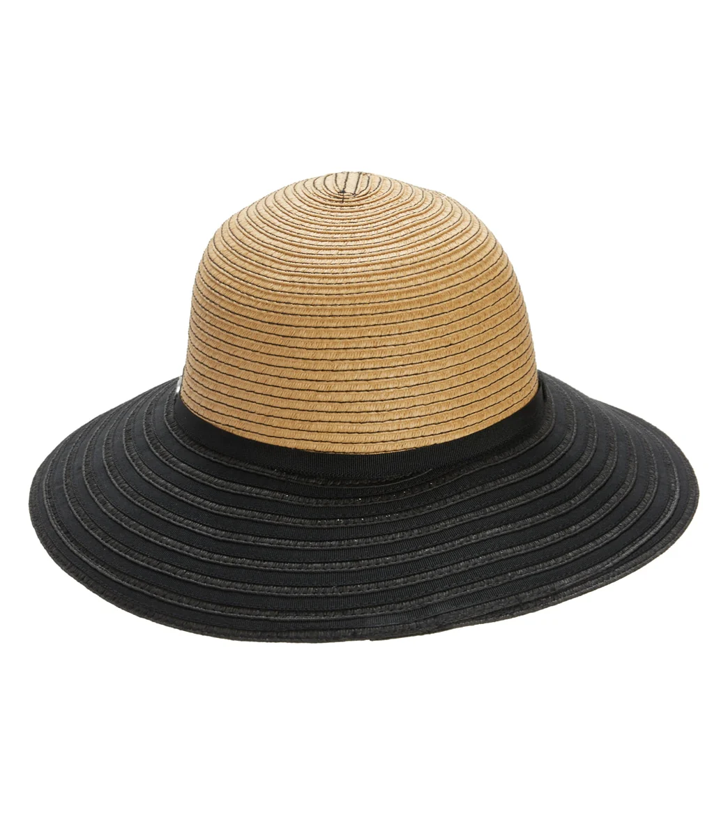 Wallaroo Women's Riviera Two Tone Paper Braid Hat - Image 3