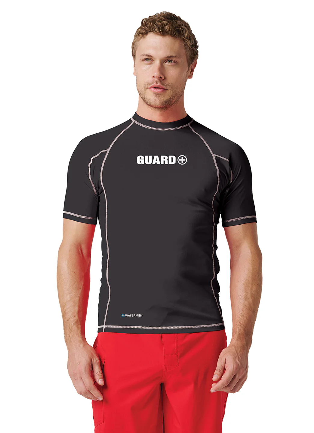 Watermen Unisex Classic Guard Short Sleeve Rash Guard - Image 9