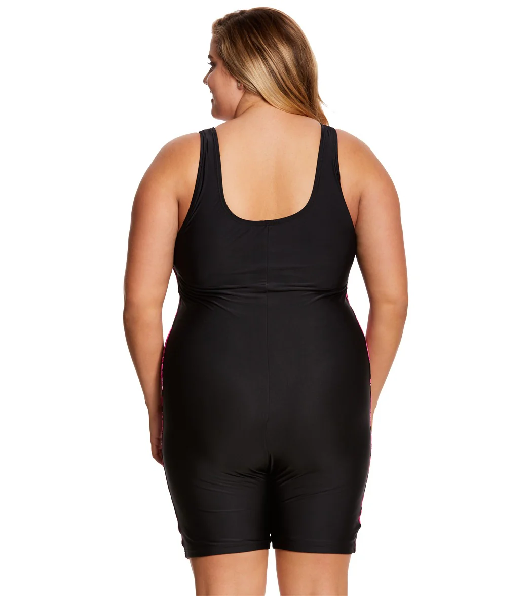 Waterpro Women's Plus Size Tropics Splice Unitard - Image 3