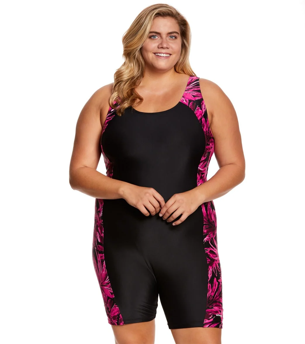 Waterpro Women's Plus Size Tropics Splice Unitard - Image 6