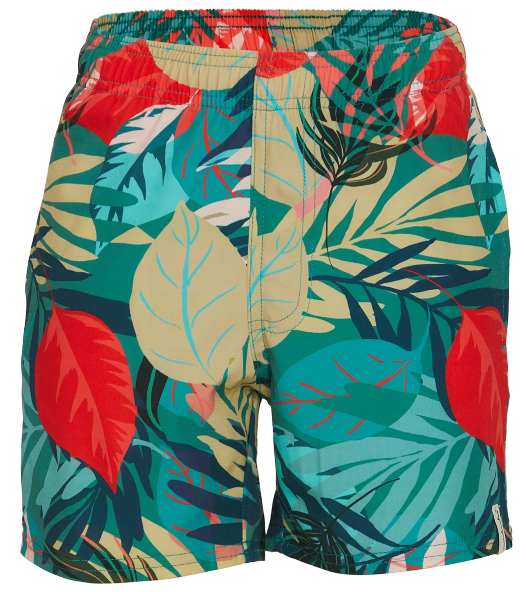Wavebreaker Boys' Beach Print Swim Trunks (Little Kid, Big Kid)