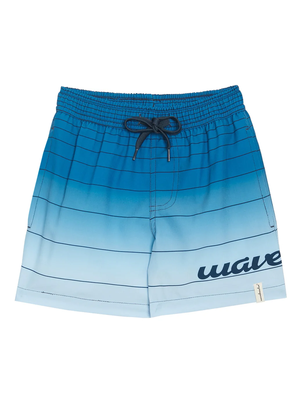 Wavebreaker Boy's Ombre Stripe Swim Trunks