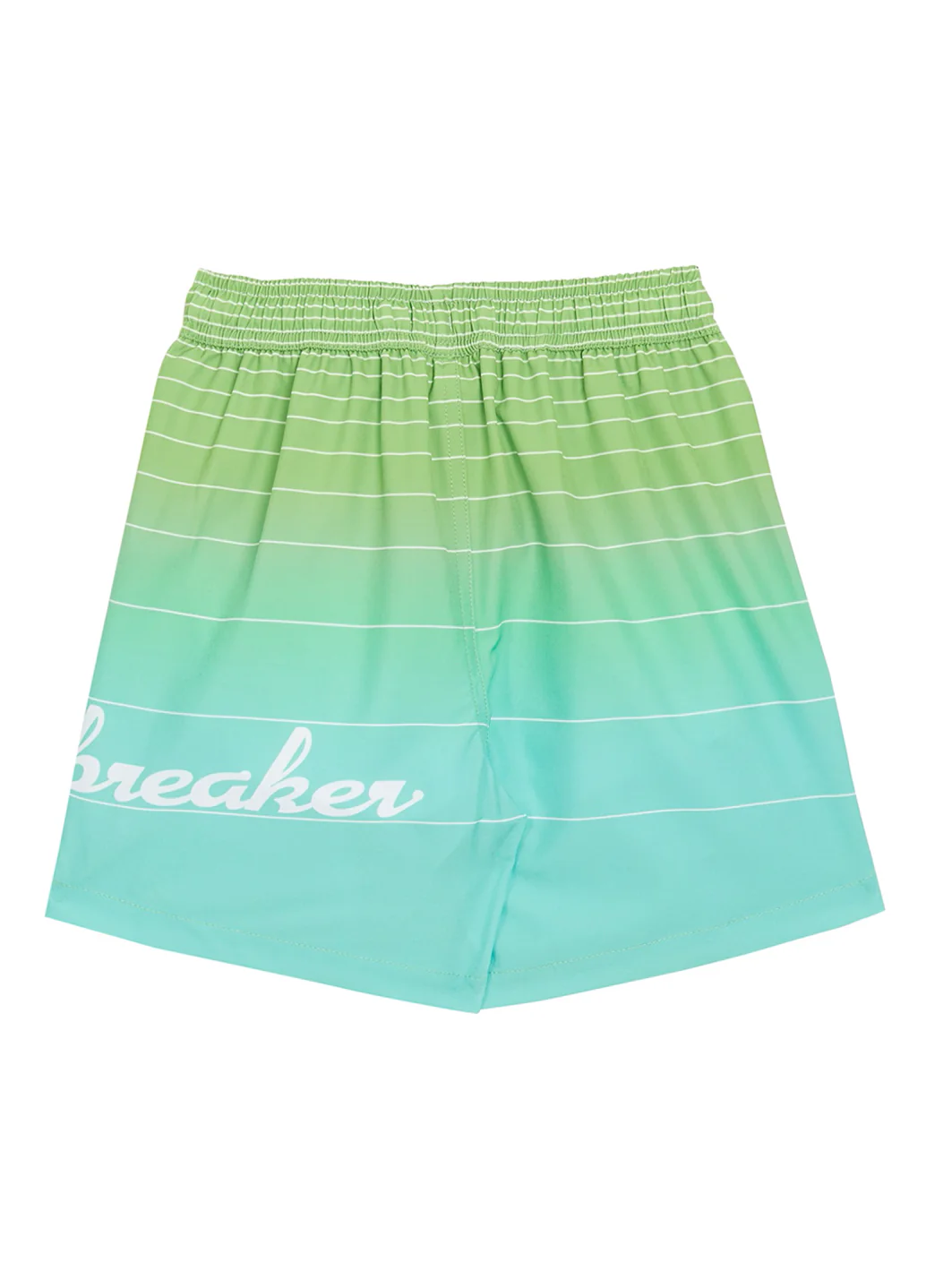 Wavebreaker Boy's Ombre Stripe Swim Trunks - Image 4