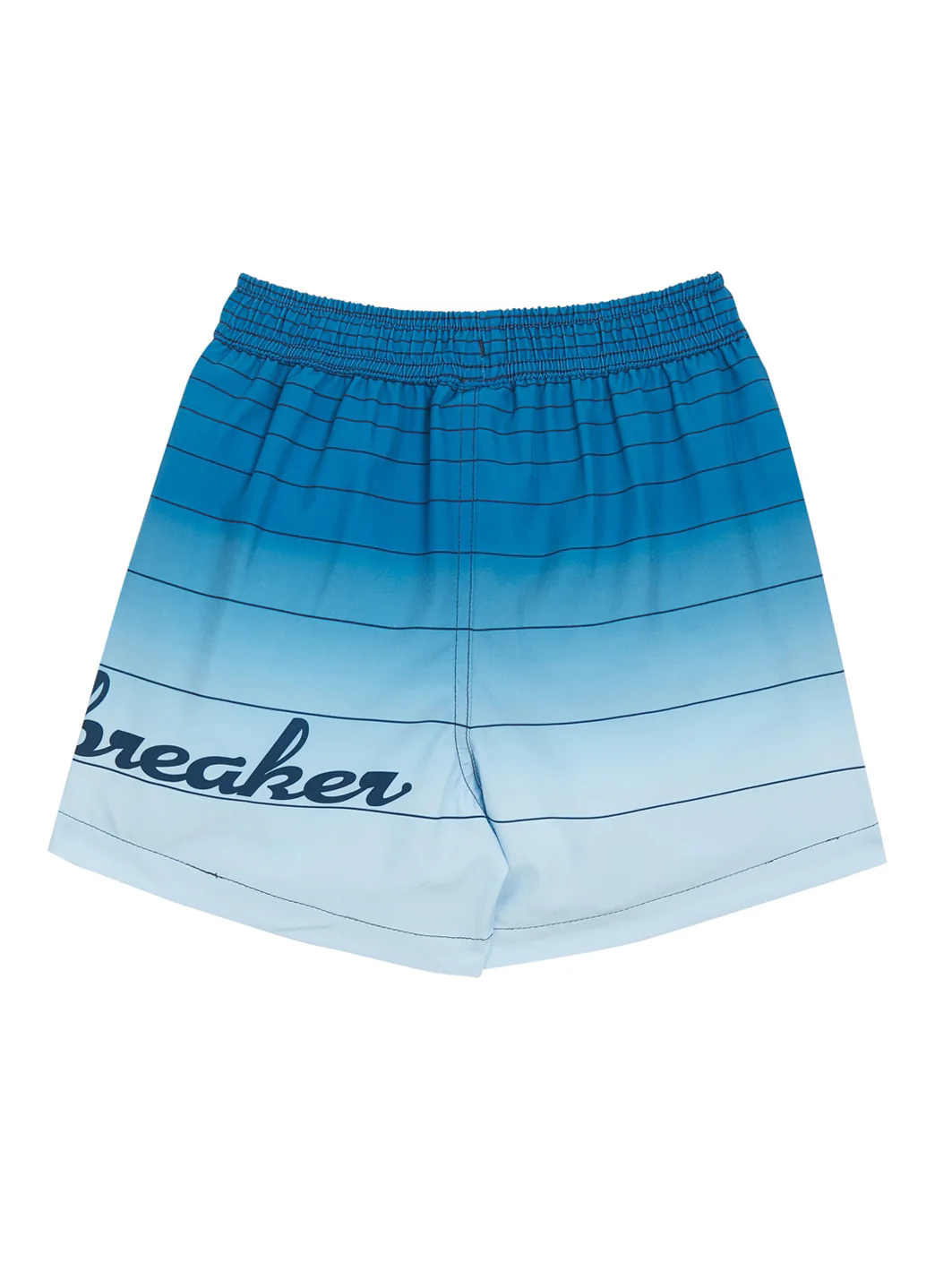 Wavebreaker Boy's Ombre Stripe Swim Trunks - Image 8