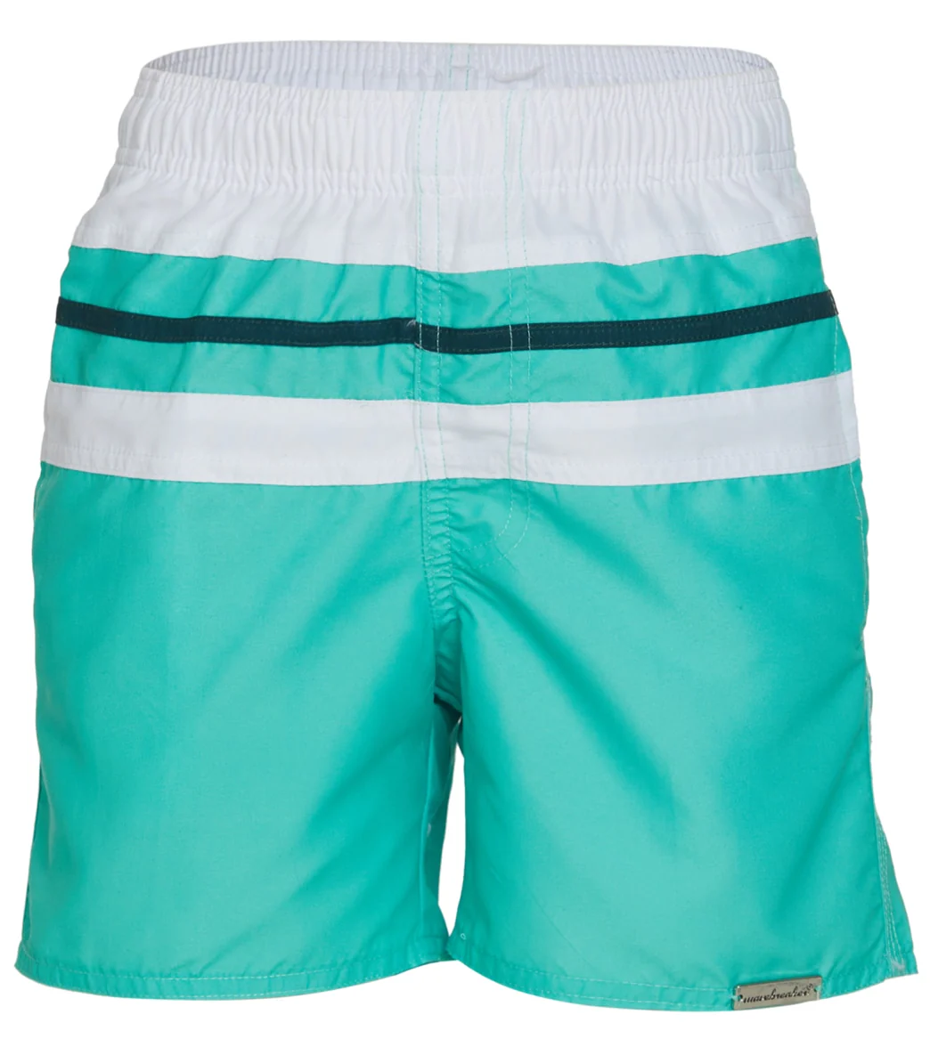 Wavebreaker Boys' Striped Swim Trunks (Little Kid, Big Kid) - Image 4