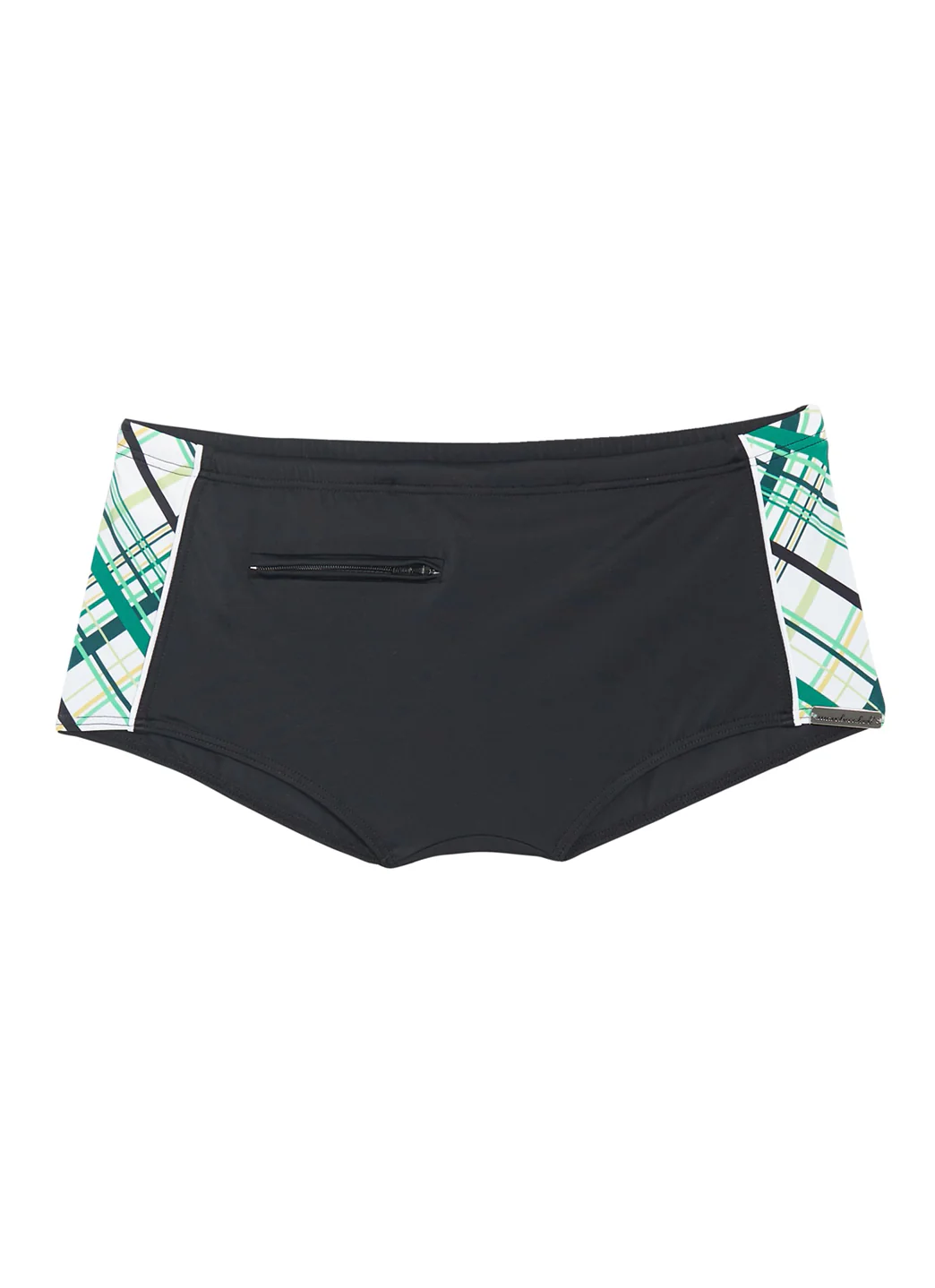 Wavebreaker Men's Check Euro Leg Swim Trunks - Image 2
