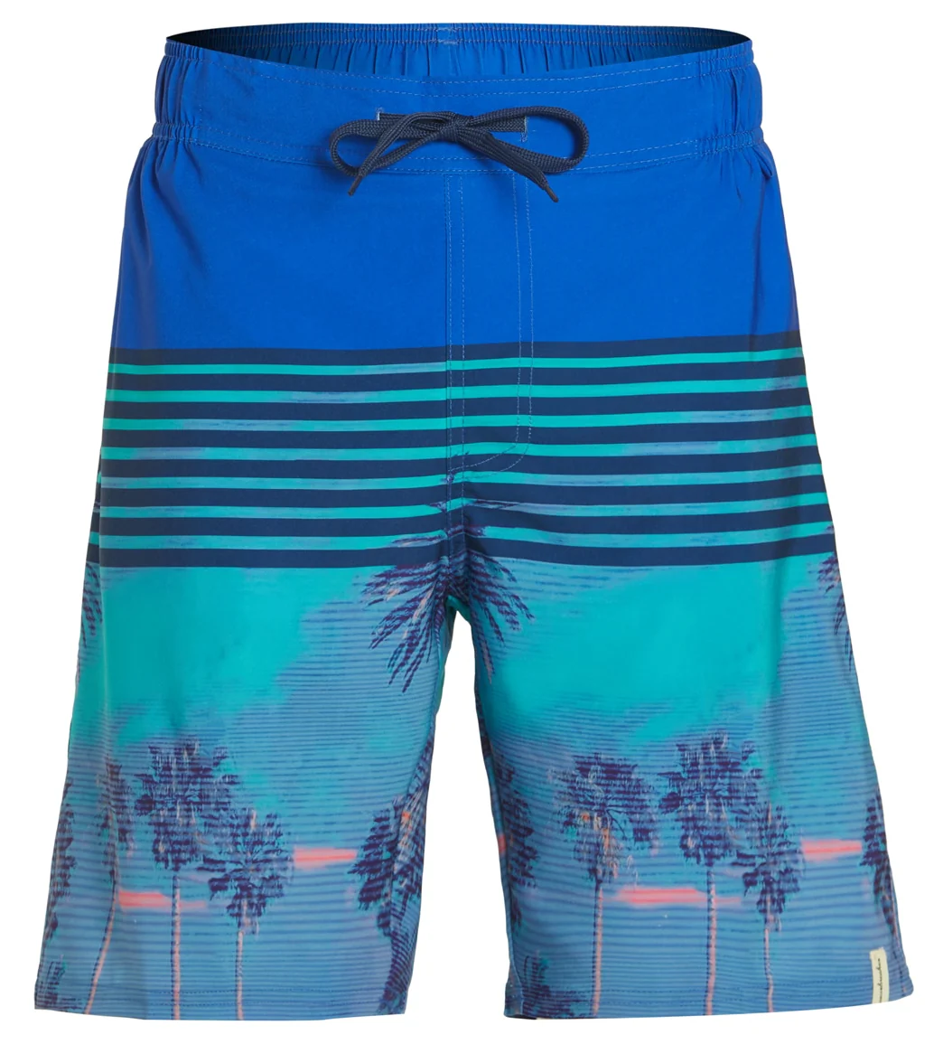 Wavebreaker Men's Palm Tree Swim Trunks - Image 5