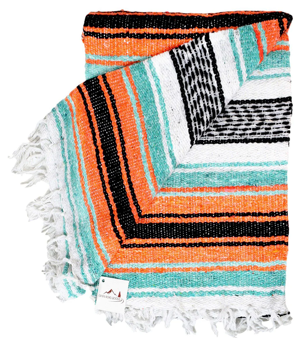 West Path Economy Falsa Mexican Yoga Blanket - Image 25