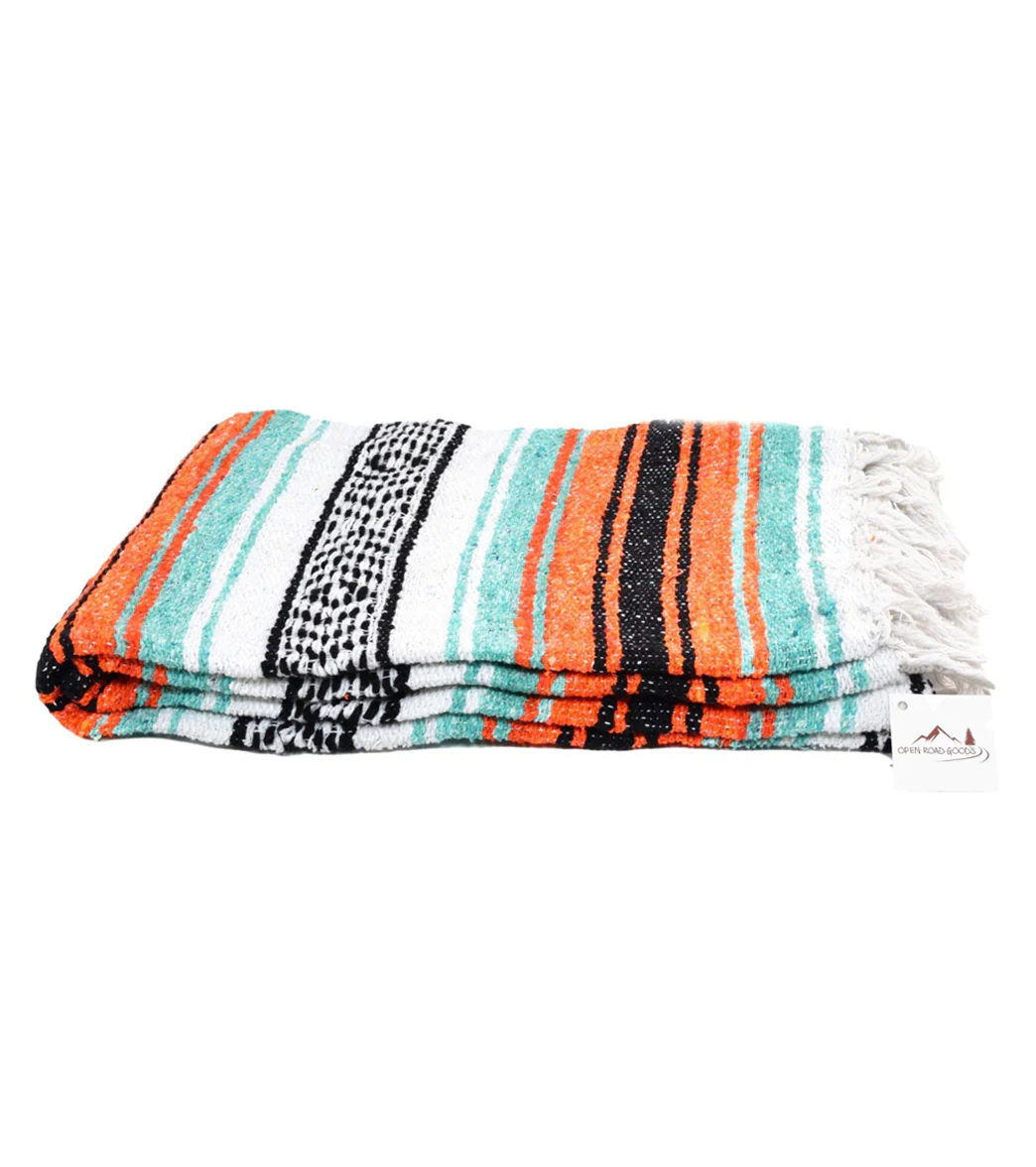 West Path Economy Falsa Mexican Yoga Blanket - Image 26