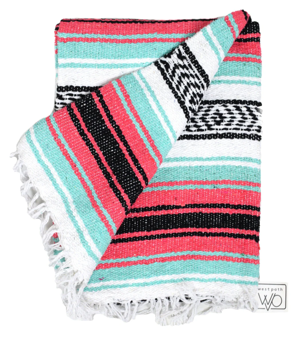 West Path Economy Falsa Mexican Yoga Blanket - Image 30