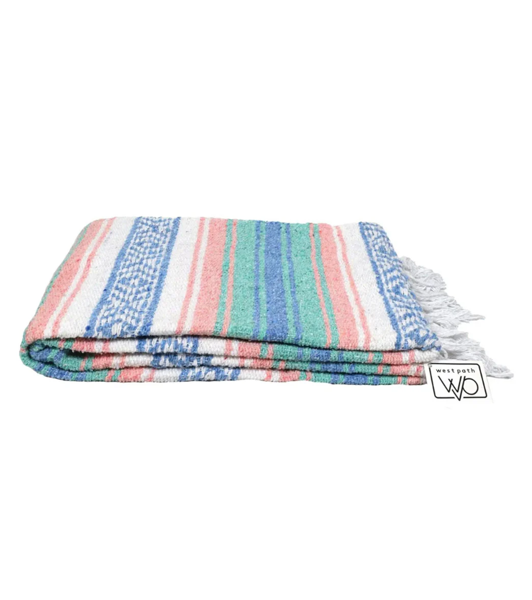 West Path Economy Falsa Mexican Yoga Blanket - Image 57
