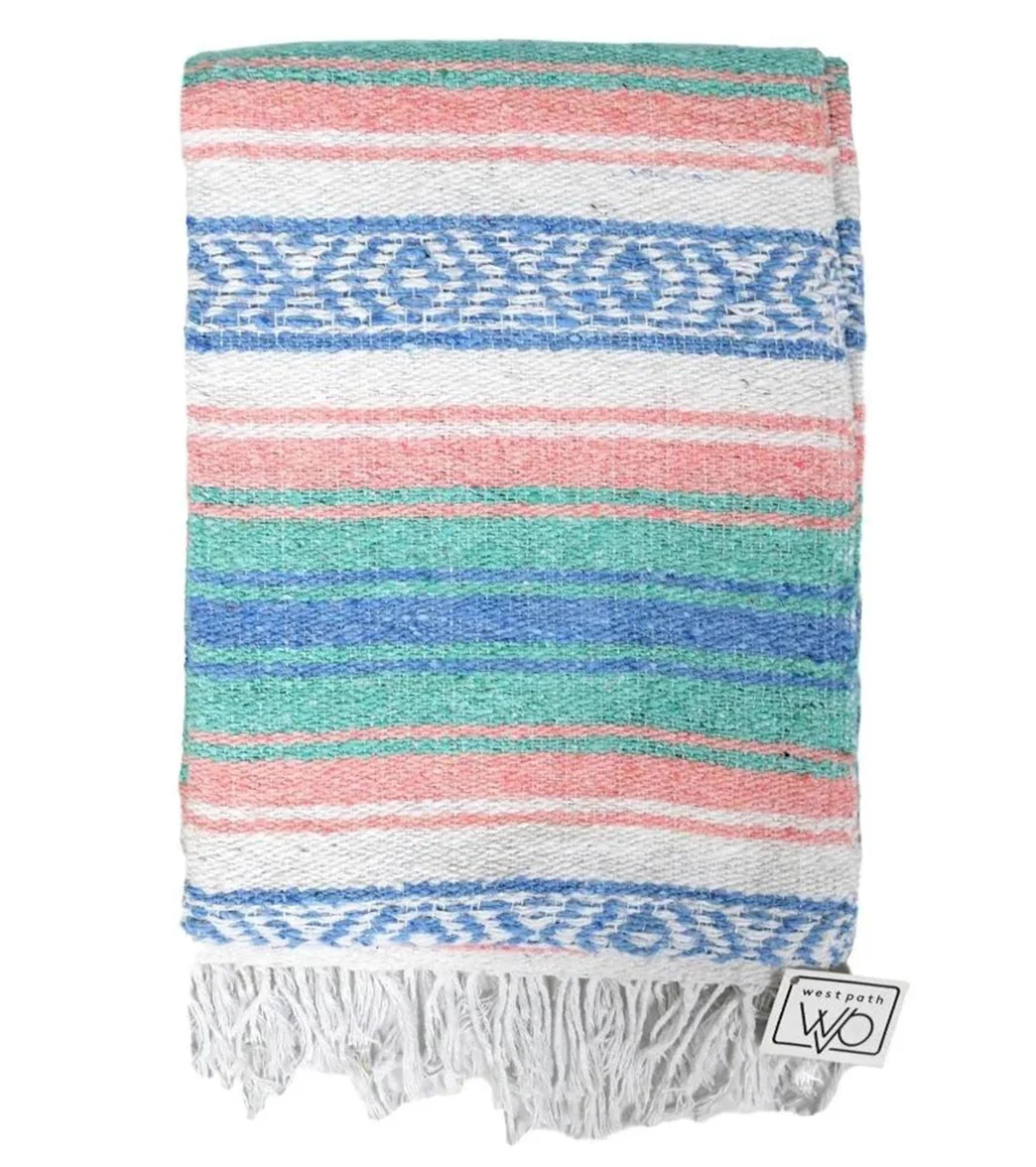 West Path Economy Falsa Mexican Yoga Blanket - Image 61