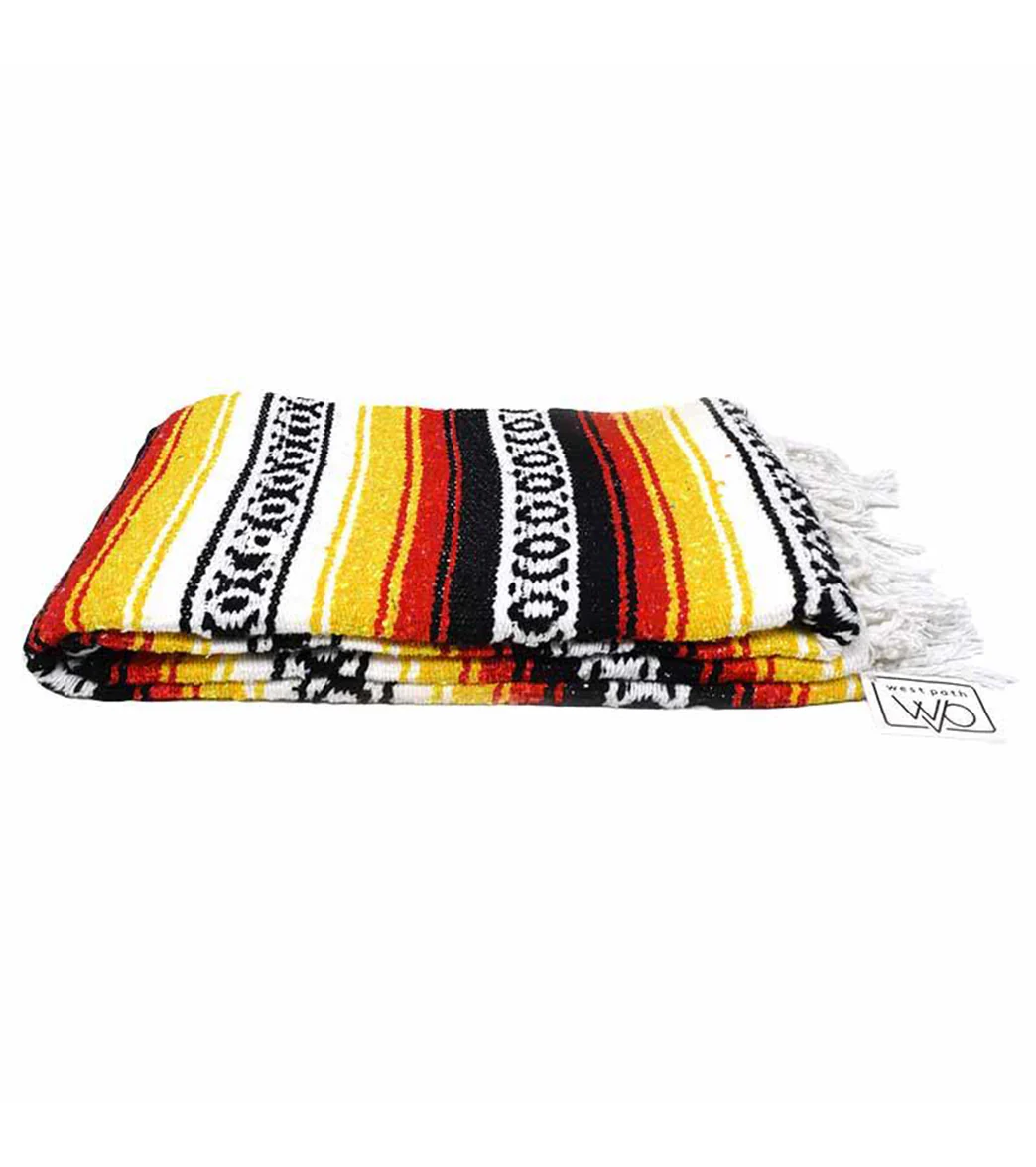 West Path Heavy Weight Falsa Mexican Yoga Blanket - Image 12