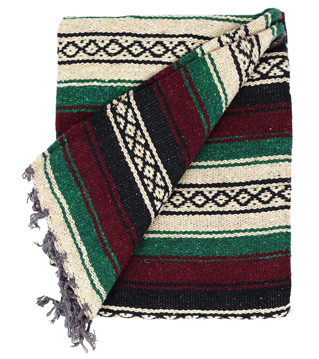 West Path Heavy Weight Falsa Mexican Yoga Blanket - Image 15