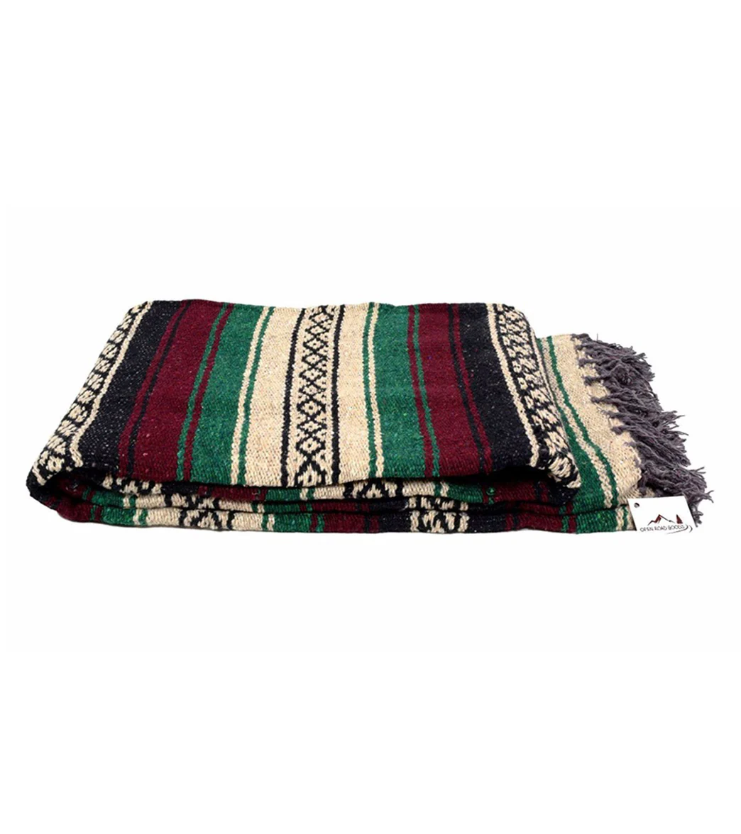 West Path Heavy Weight Falsa Mexican Yoga Blanket - Image 17