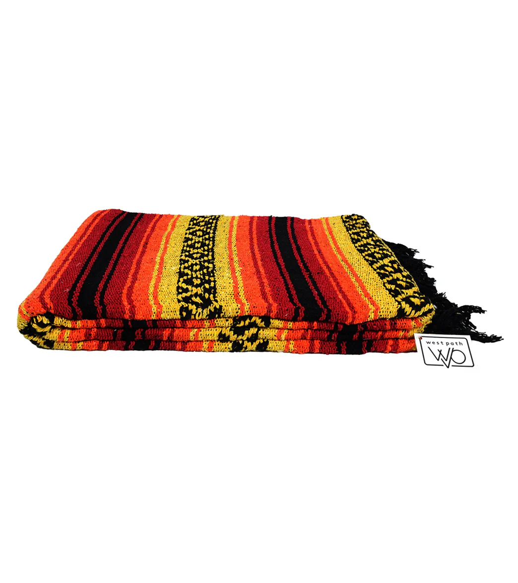 West Path Heavy Weight Falsa Mexican Yoga Blanket - Image 3