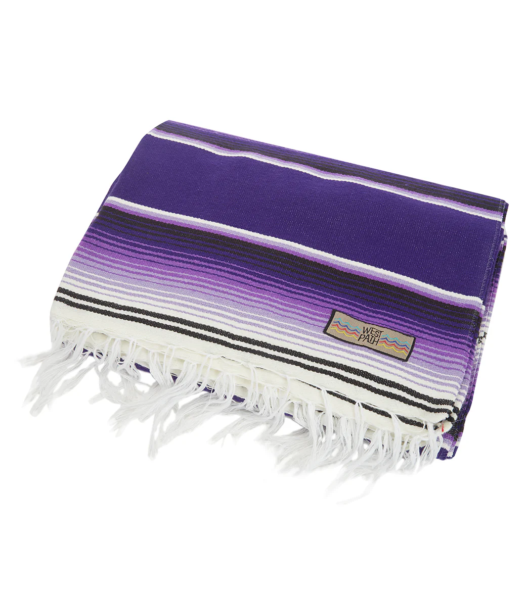 West Path Serape Mexican Yoga Blanket - Image 3