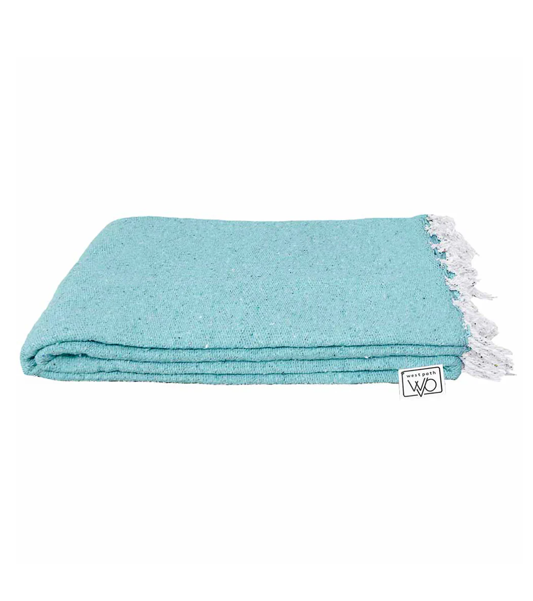 West Path Solid Color Mexican Yoga Blanket - Image 13