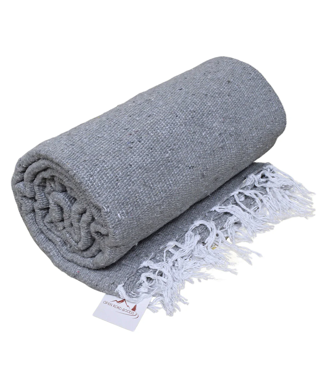 West Path Solid Color Mexican Yoga Blanket - Image 29