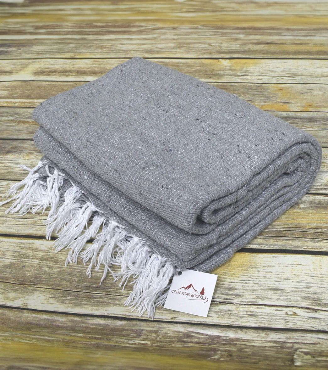 West Path Solid Color Mexican Yoga Blanket - Image 30