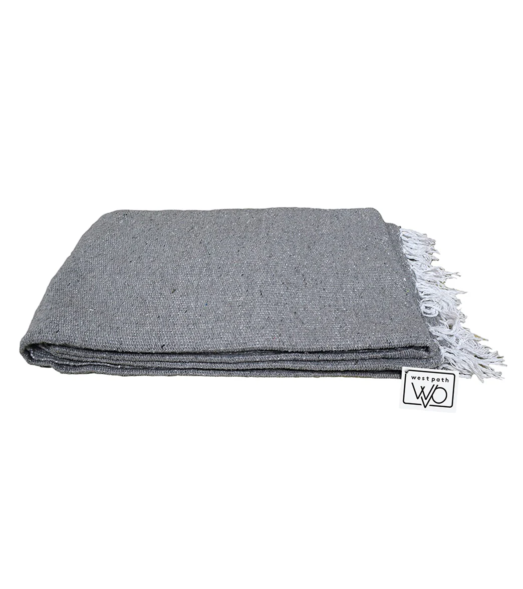 West Path Solid Color Mexican Yoga Blanket - Image 33