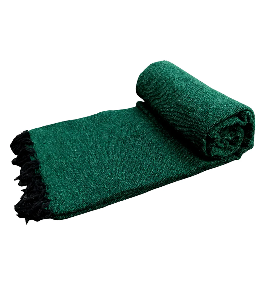 West Path Solid Color Mexican Yoga Blanket - Image 36