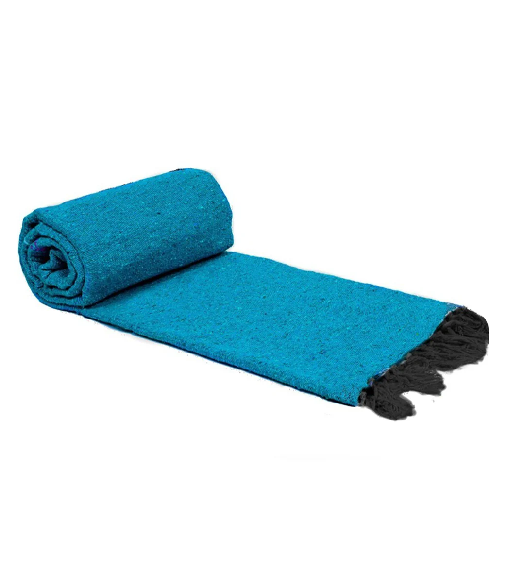 West Path Solid Color Mexican Yoga Blanket - Image 74