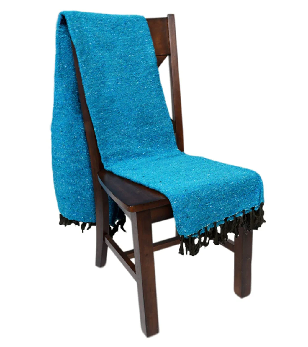 West Path Solid Color Mexican Yoga Blanket - Image 75