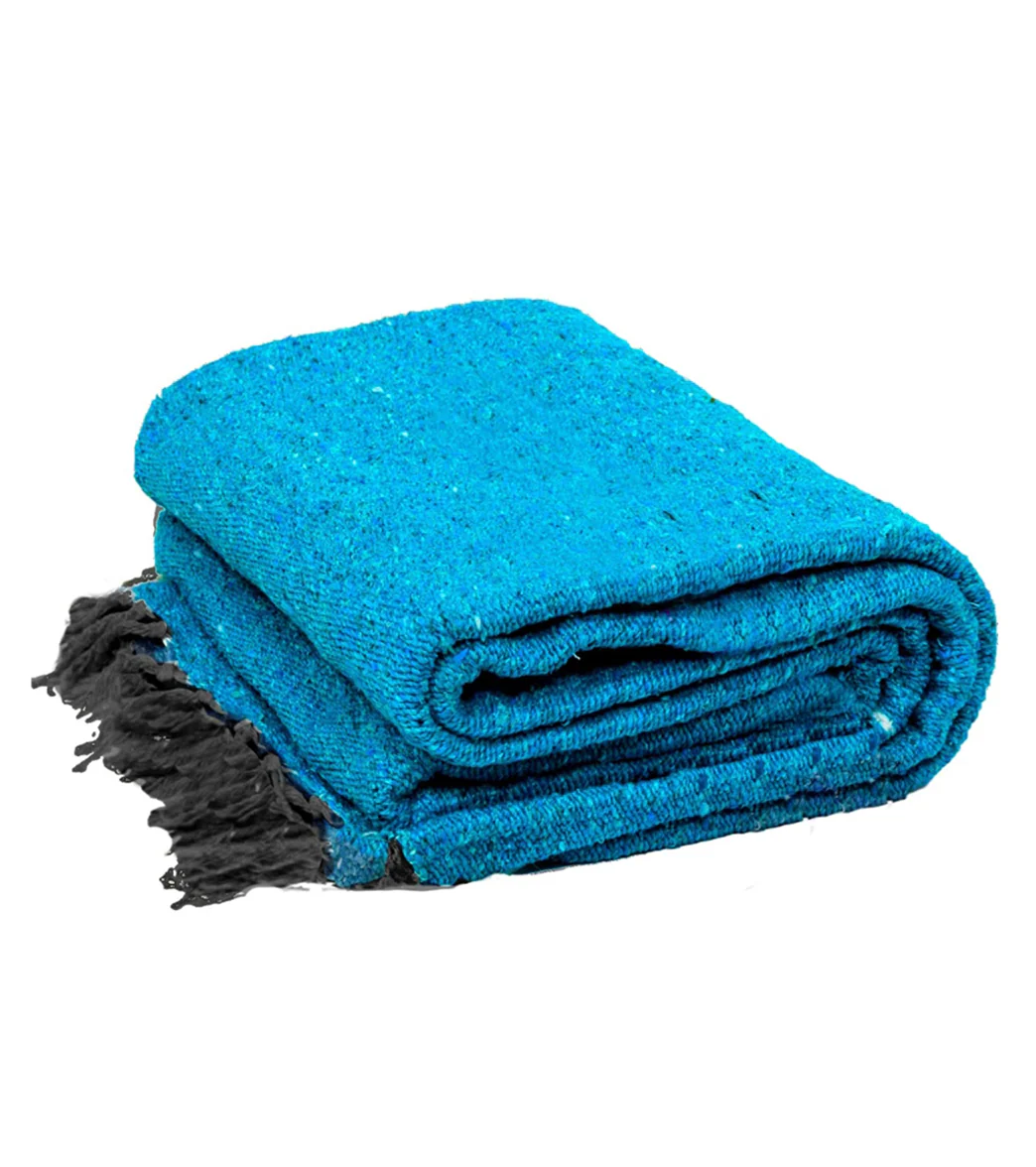 West Path Solid Color Mexican Yoga Blanket - Image 77
