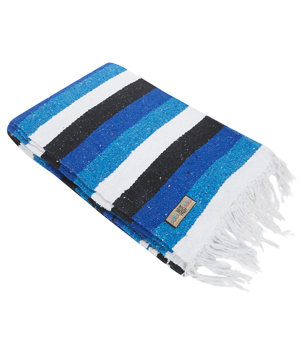 West Path XL Diamond Mexican Yoga Blanket - Image 10