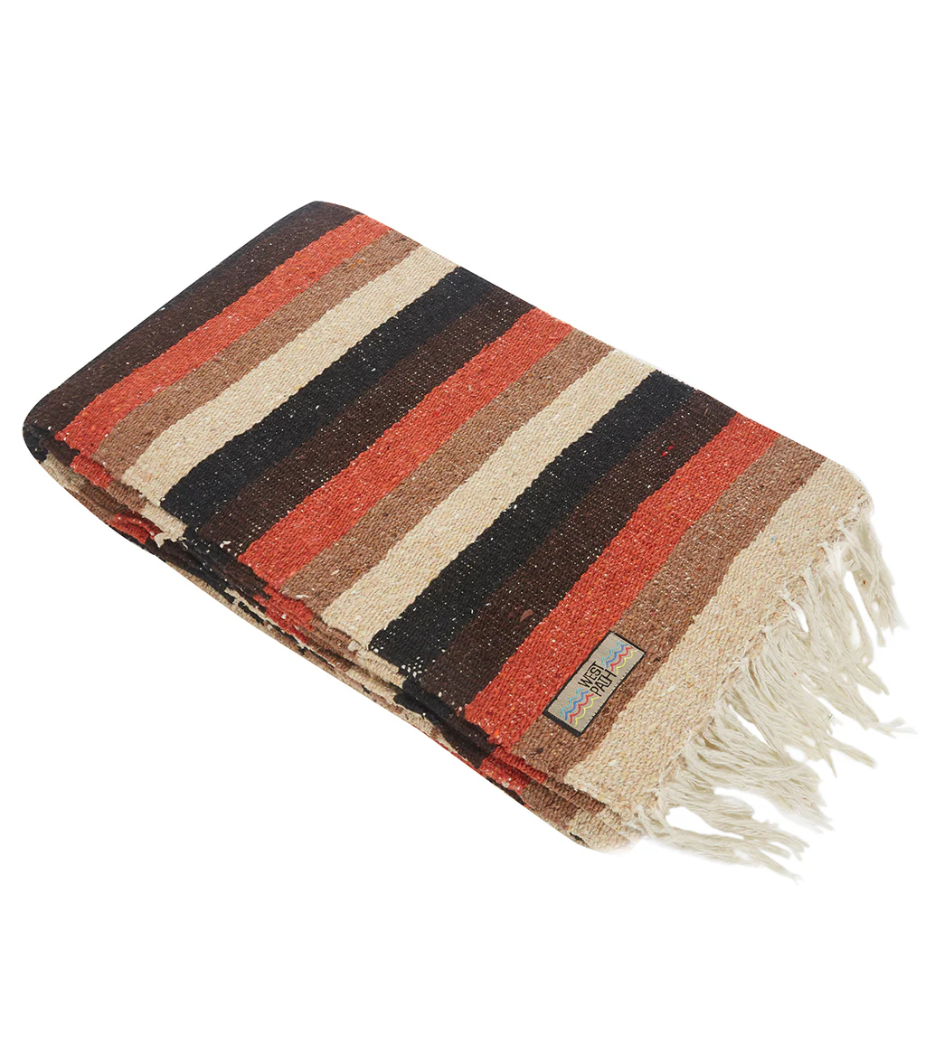 West Path XL Diamond Mexican Yoga Blanket - Image 16
